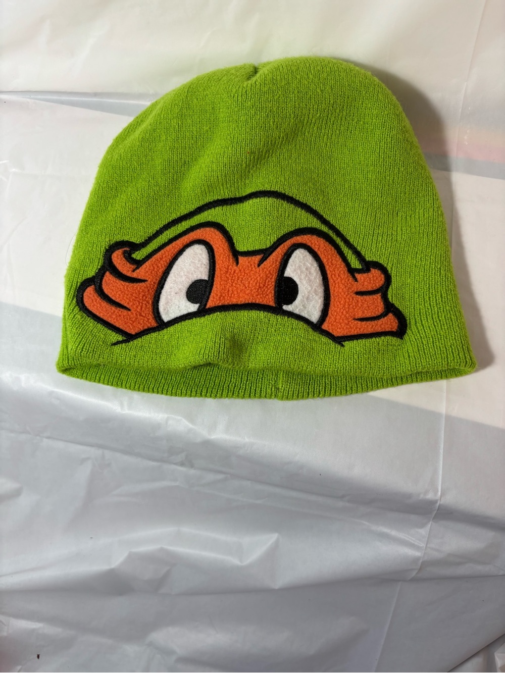 Kids Teenage Mutant Ninja Turtle Beanie Hat Michaelangelo